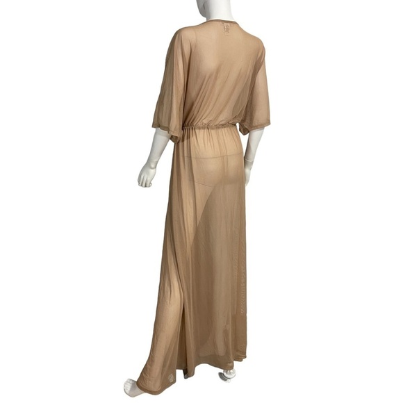 Beige Front Tie Maxi Swim Cover Up
New - Picture 3 of 7